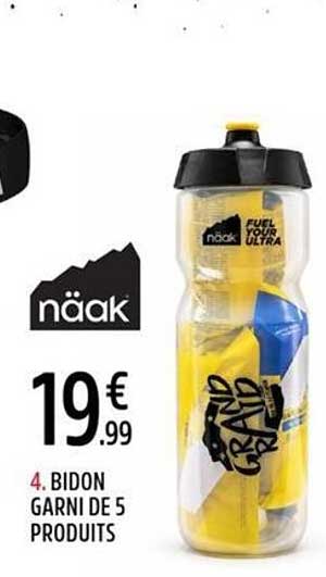 4. BIDON GARNI DE 5 PRODUITS