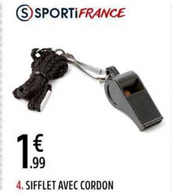 4. SIFFLET AVEC CORDON