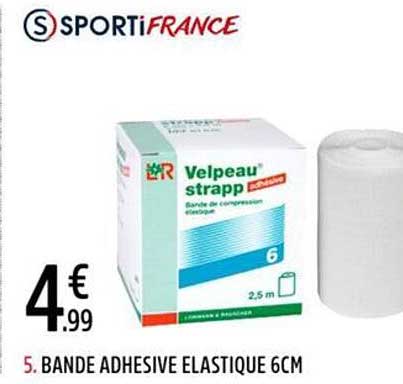 5. BANDE ADHESIVE ELASTIQUE 6CM