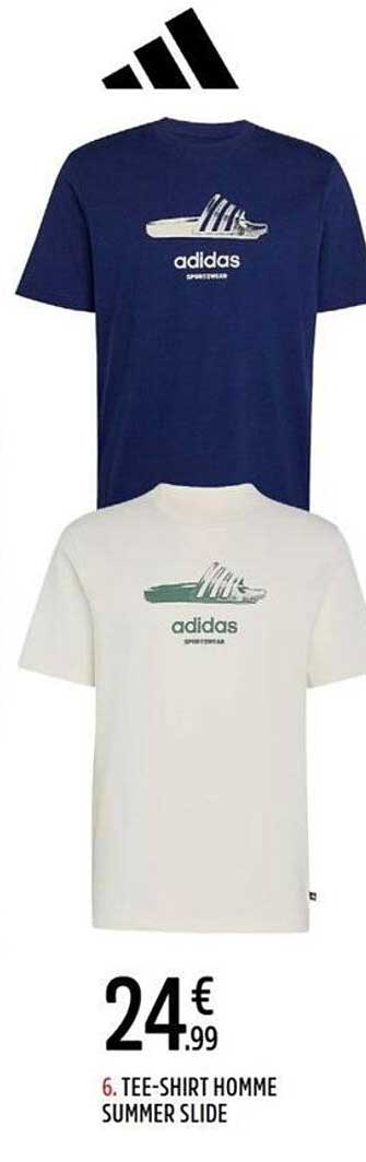 6. TEE-SHIRT HOMME SUMMER SLIDE