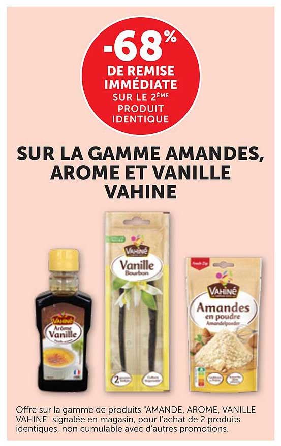 -68% DE REMISE IMMÉDIATE SUR LE 2ÈME PRODUIT IDENTIQUE