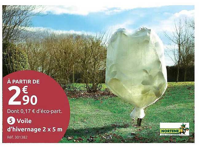 À PARTIR DE 2€90 Voile d'hivernage 2 x 5 m
