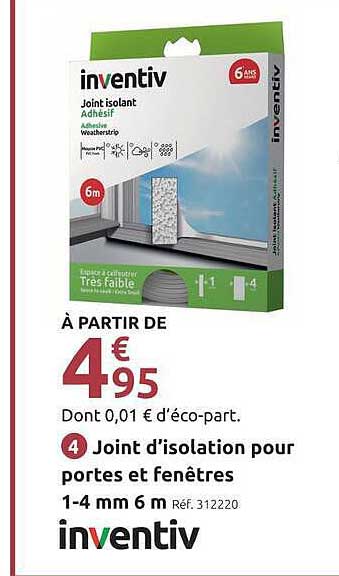 À PARTIR DE 4€95