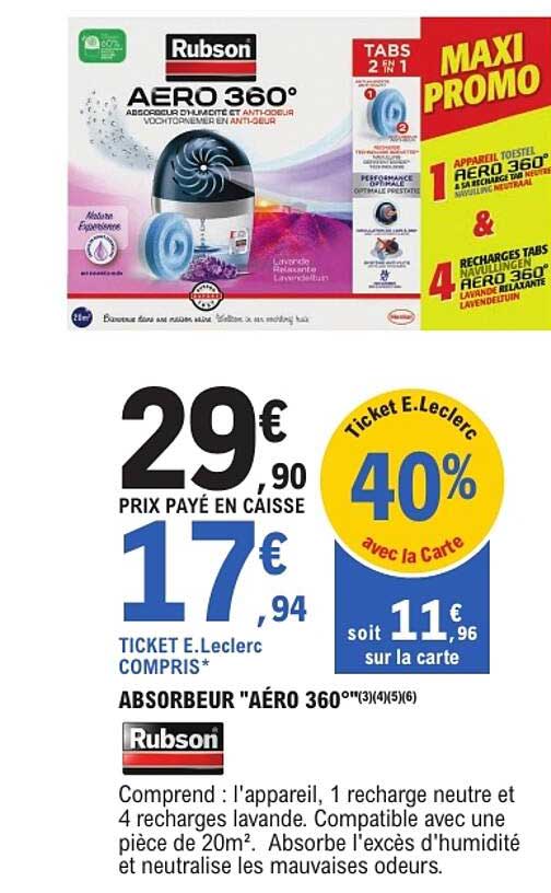 ABSORBEUR "AÉRO 360°"