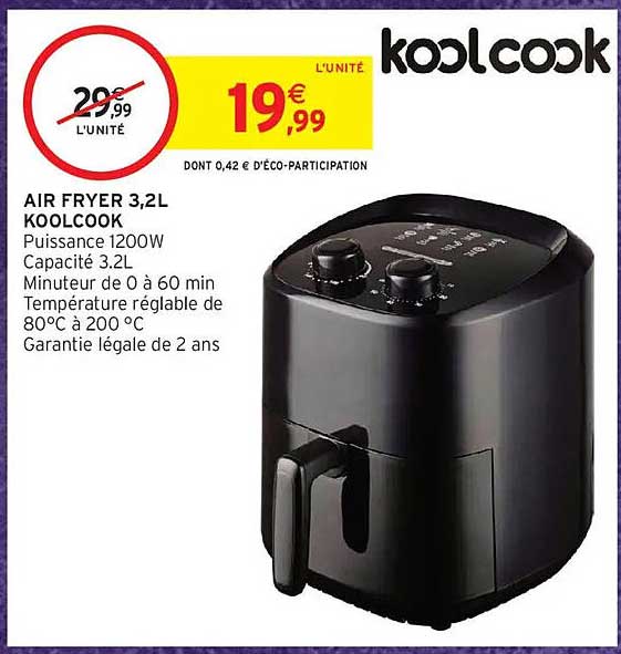 AIR FRYER 3,2L KOOLCOOK