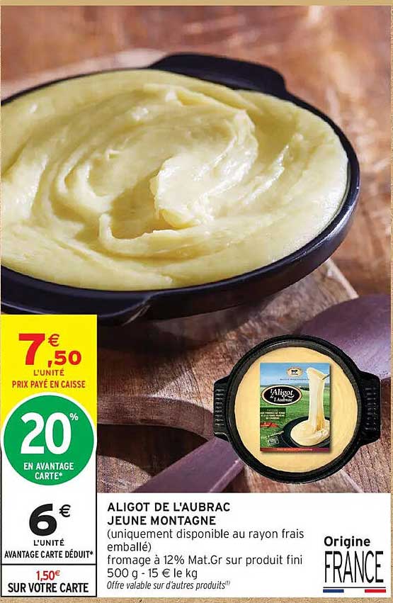 ALIGOT DE L'AUBRAC JEUNE MONTAGNE