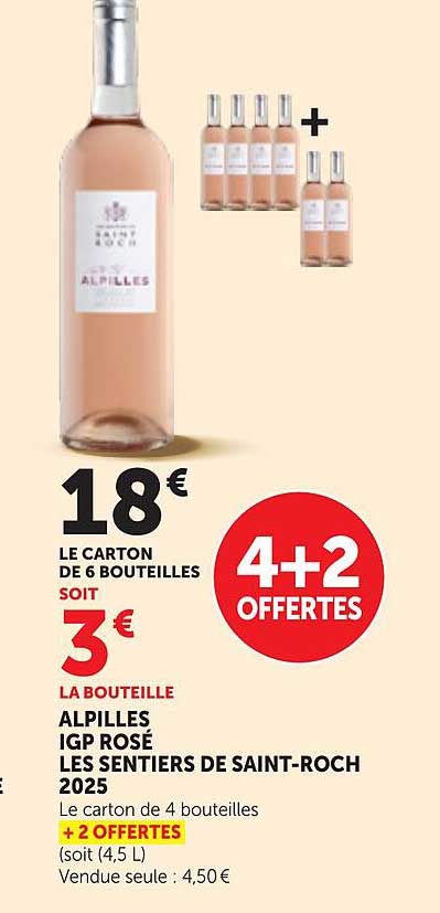 ALPILLES IGP ROSÉ LES SENTIERS DE SAINT-ROCH 2025