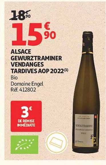 ALSACE GEWURZTRAMINER VENDANGES TARDIVES AOP 2022(1)