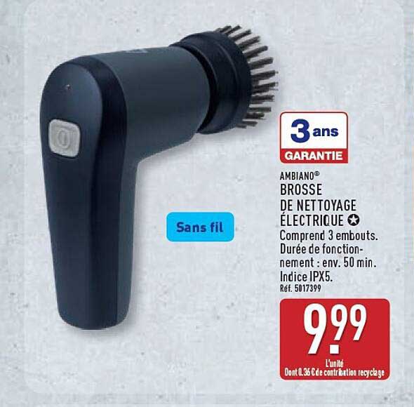 AMBIANO® BROSSE DE NETTOYAGE ÉLECTRIQUE