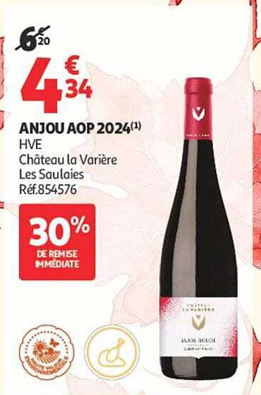 ANJOU AOP 2024(1) HVE Château la Varière Les Saulies Réf.854576