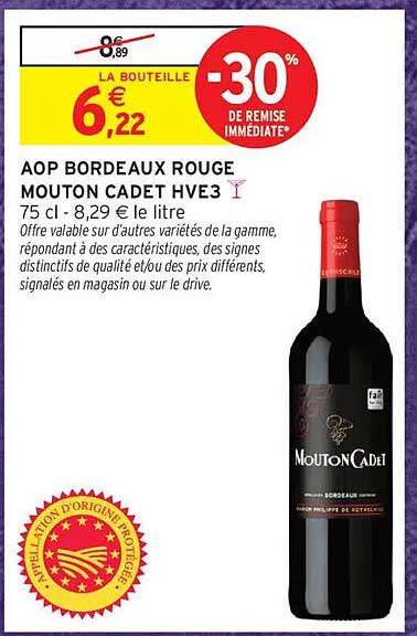 AOP BORDEAUX ROUGE MOUTON CADET HVE3