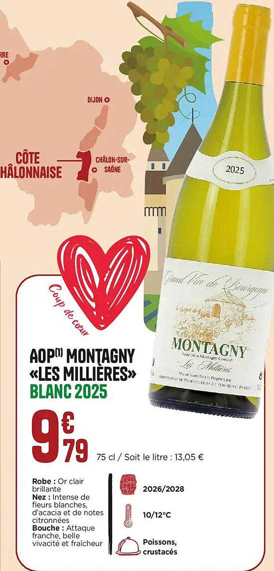 AOP MONTAGNY «LES MILLIERES» BLANC 2025