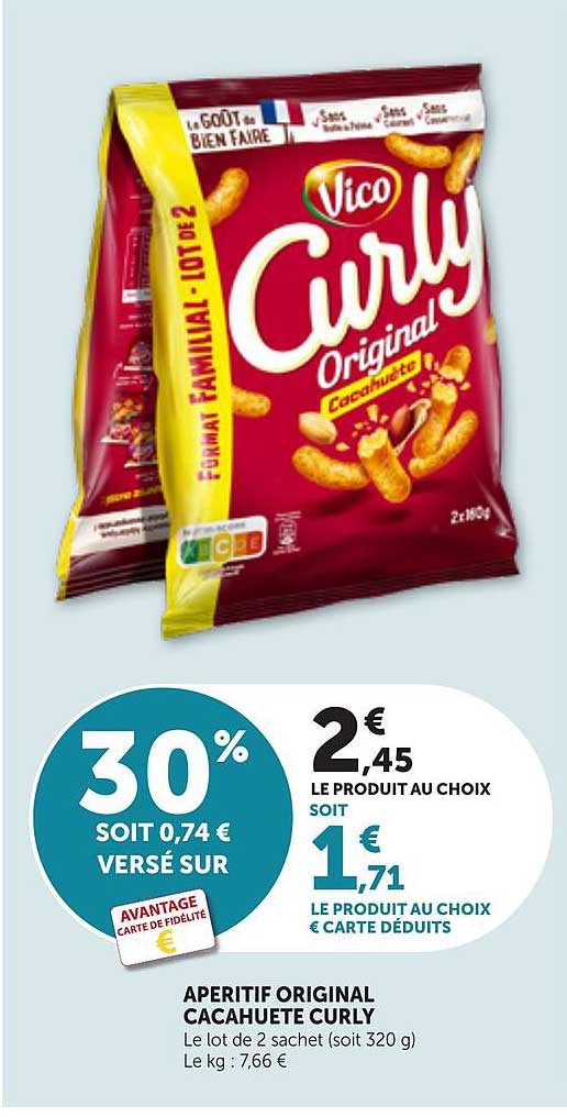 APERITIF ORIGINAL CACAHUETE CURLY