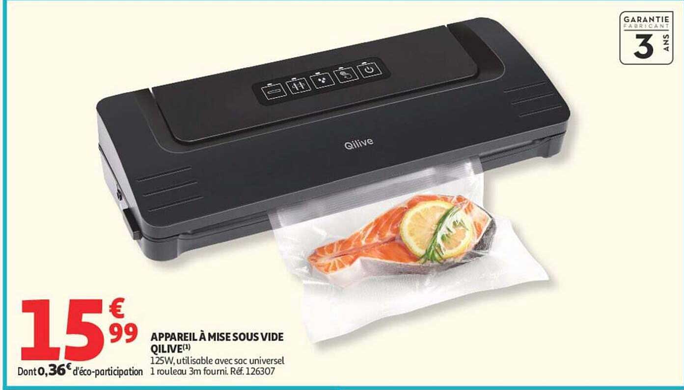 APPAREIL À MISE SOUS VIDE QILIVE