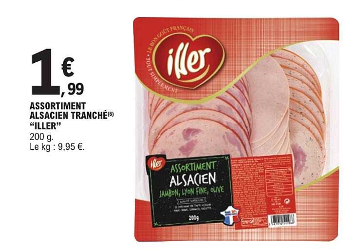 ASSORTIMENT ALSACIEN TRANCHÉ(6) "ILLER"
