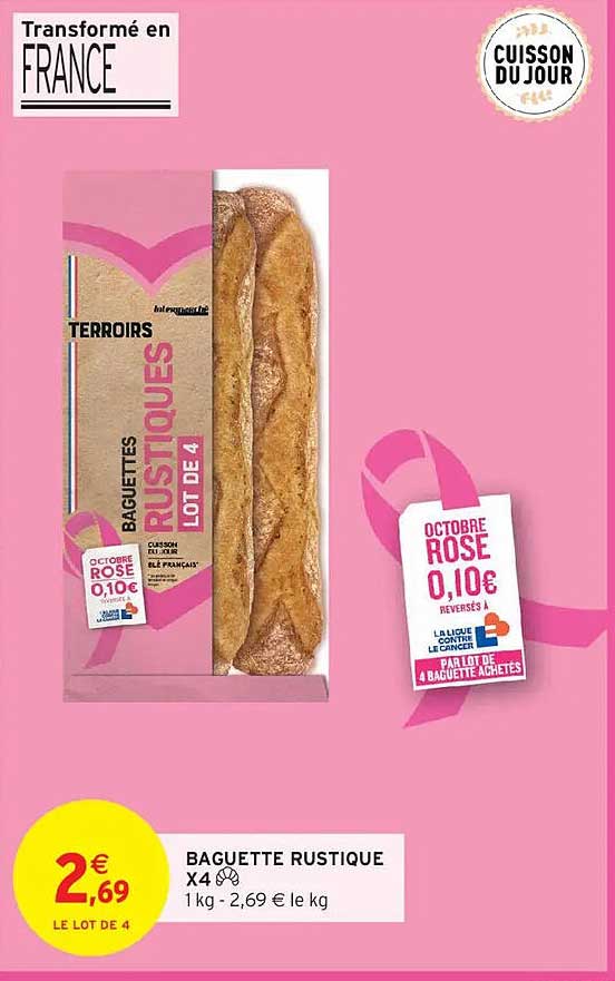 BAGUETTE RUSTIQUE X4
