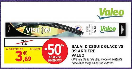 BALAi D'ESSUIE GLACE VS 09 ARRIERE VALEO