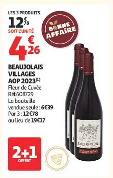 BEAUJOLAIS VILLAGES AOP 2023 Fleur de Cuvée Réf.608729