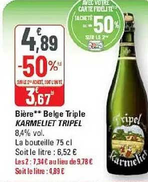 Bière belge Triple KARMELIET TRIPEL