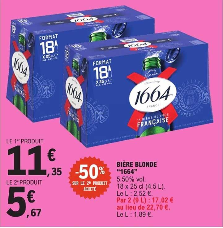 BIÈRE BLONDE "1664"