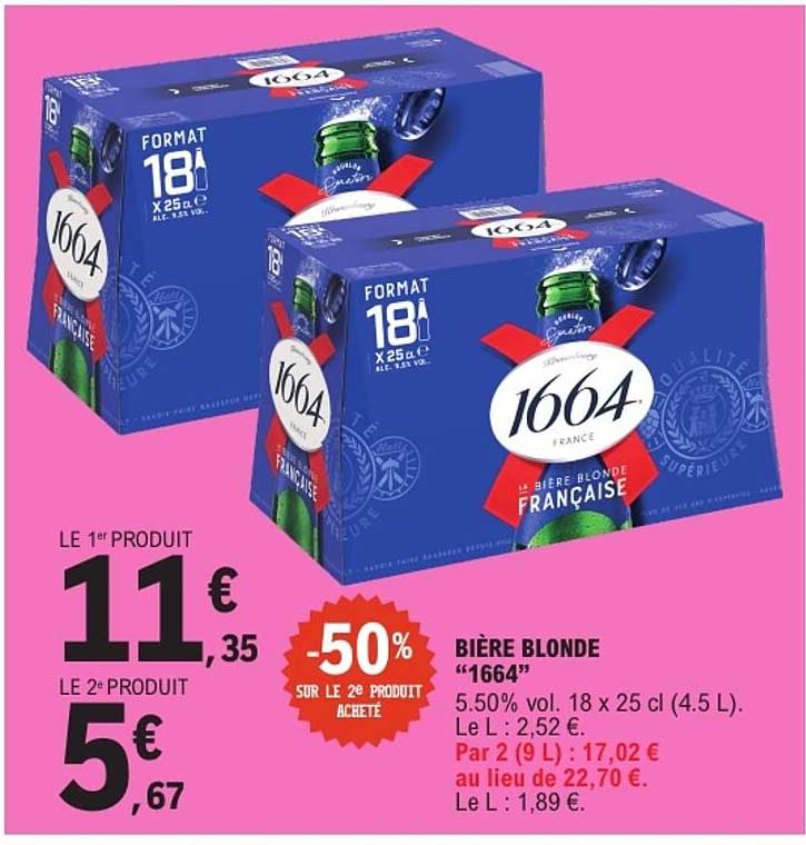 BIÈRE BLONDE "1664"
