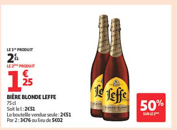 BIÈRE BLONDE LEFFE