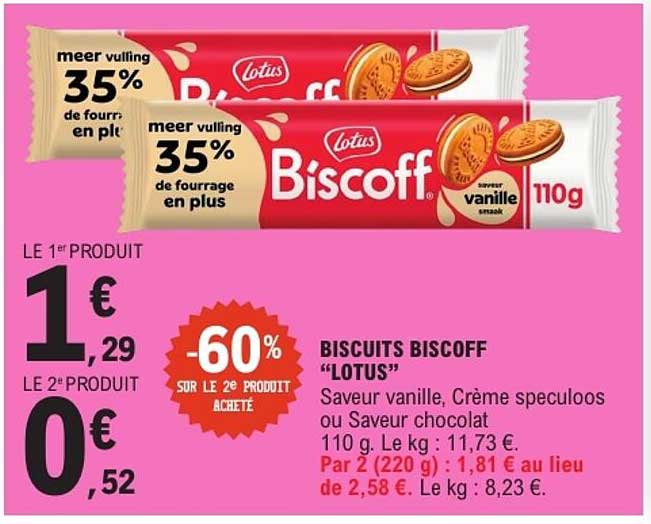 BISCUITS BISCOFF “LOTUS”