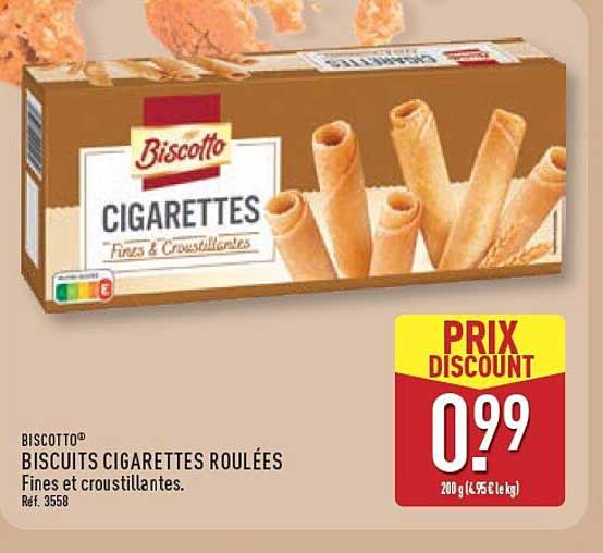 BISCUITS CIGARETTES ROULÉES