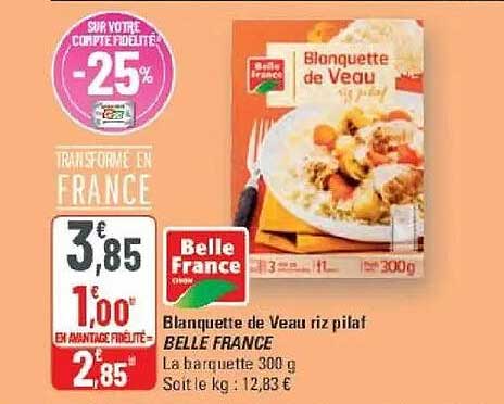 Blanquette de Veau BELLE FRANCE
