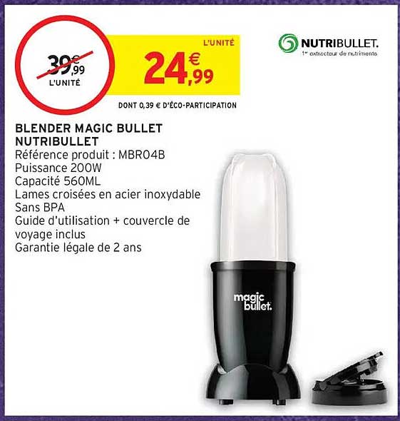 BLENDER MAGIC BULLET NUTRIBULLET