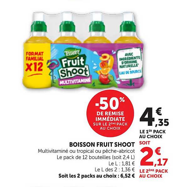 BOISSON FRUIT SHOOT