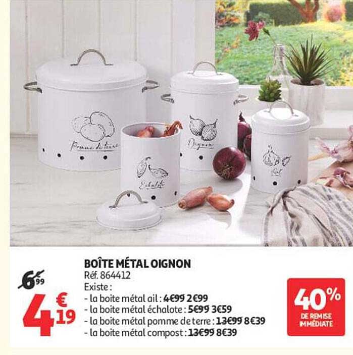 BOÎTE MÉTAL OIGNON