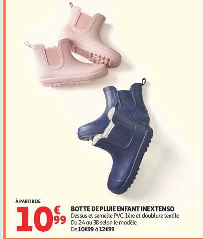 BOTTE DE PLUIE ENFANT INEXTENSO