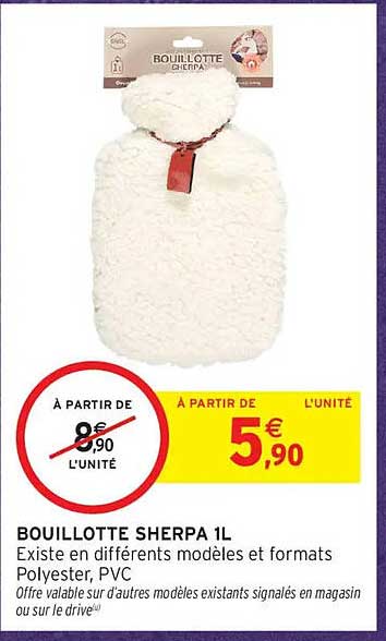BOUILLOTTE SHERPA 1L