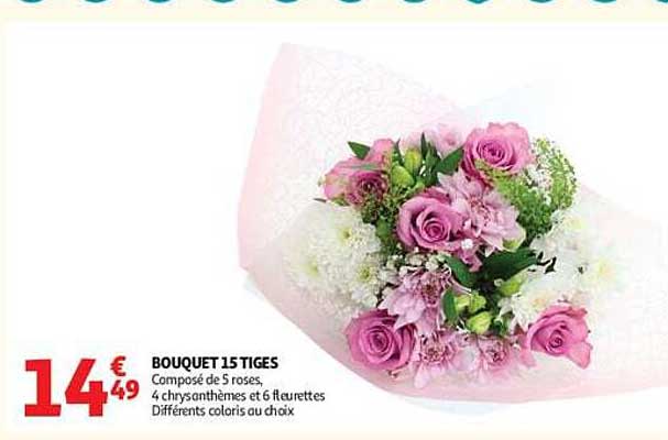 BOUQUET 15 TIGES