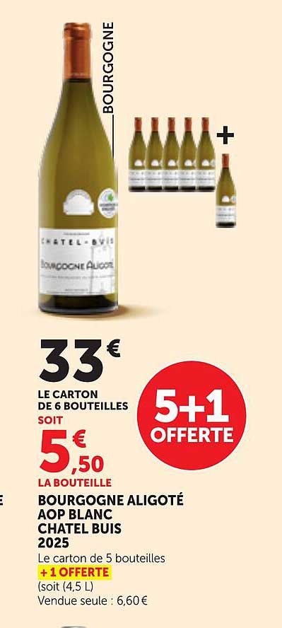 BOURGOGNE ALIGOTÉ AOP BLANC CHATEL BUIS 2025