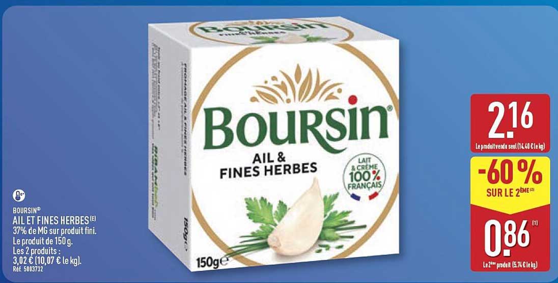 BOURSIN AIL ET FINES HERBES
