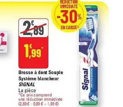 Brosse à dent Souple Système blancheur SIGNAL