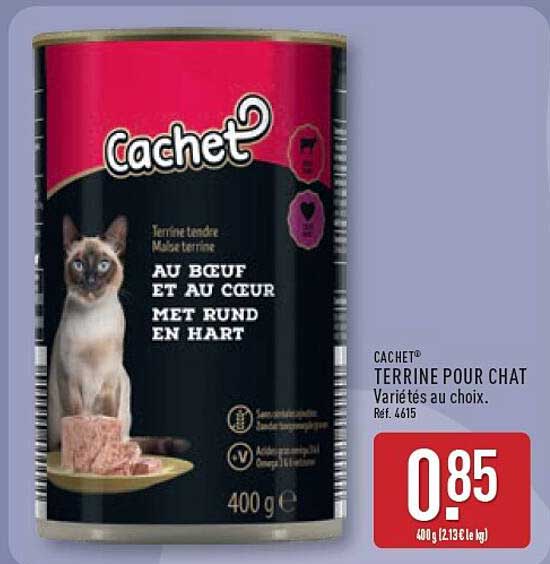 CACHET® TERRINE POUR CHAT