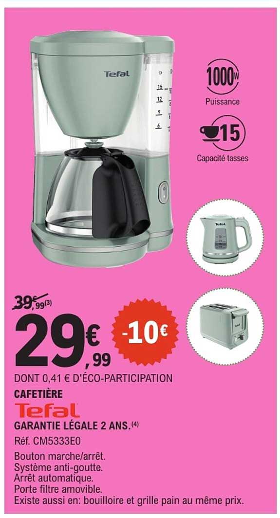 CAFETIÈRE Tefal