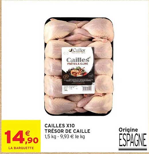 CAILLES X10 TRÉSOR DE CAILLE