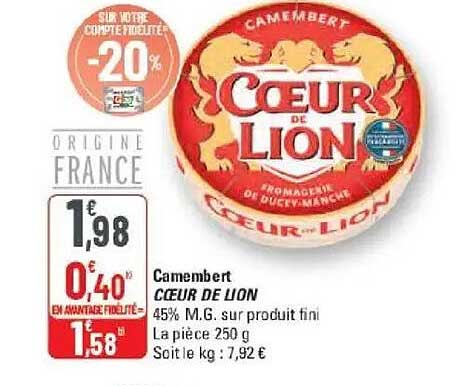 Camembert CŒUR DE LION
