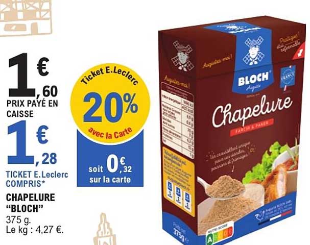 Chapelure "BLOCH"