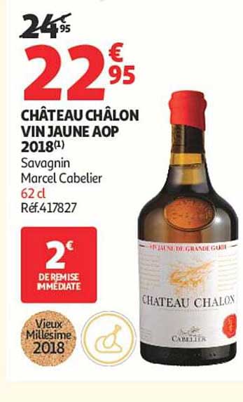 CHÂTEAU CHALON VIN JAUNE AOP 2018(1)