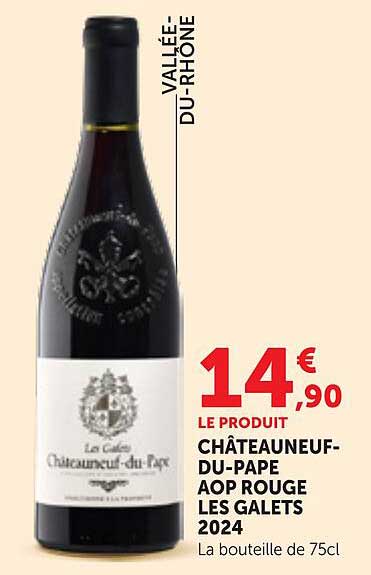 CHÂTEAUNEUF-DU-PAPE AOP ROUGE LES GALETS 2024