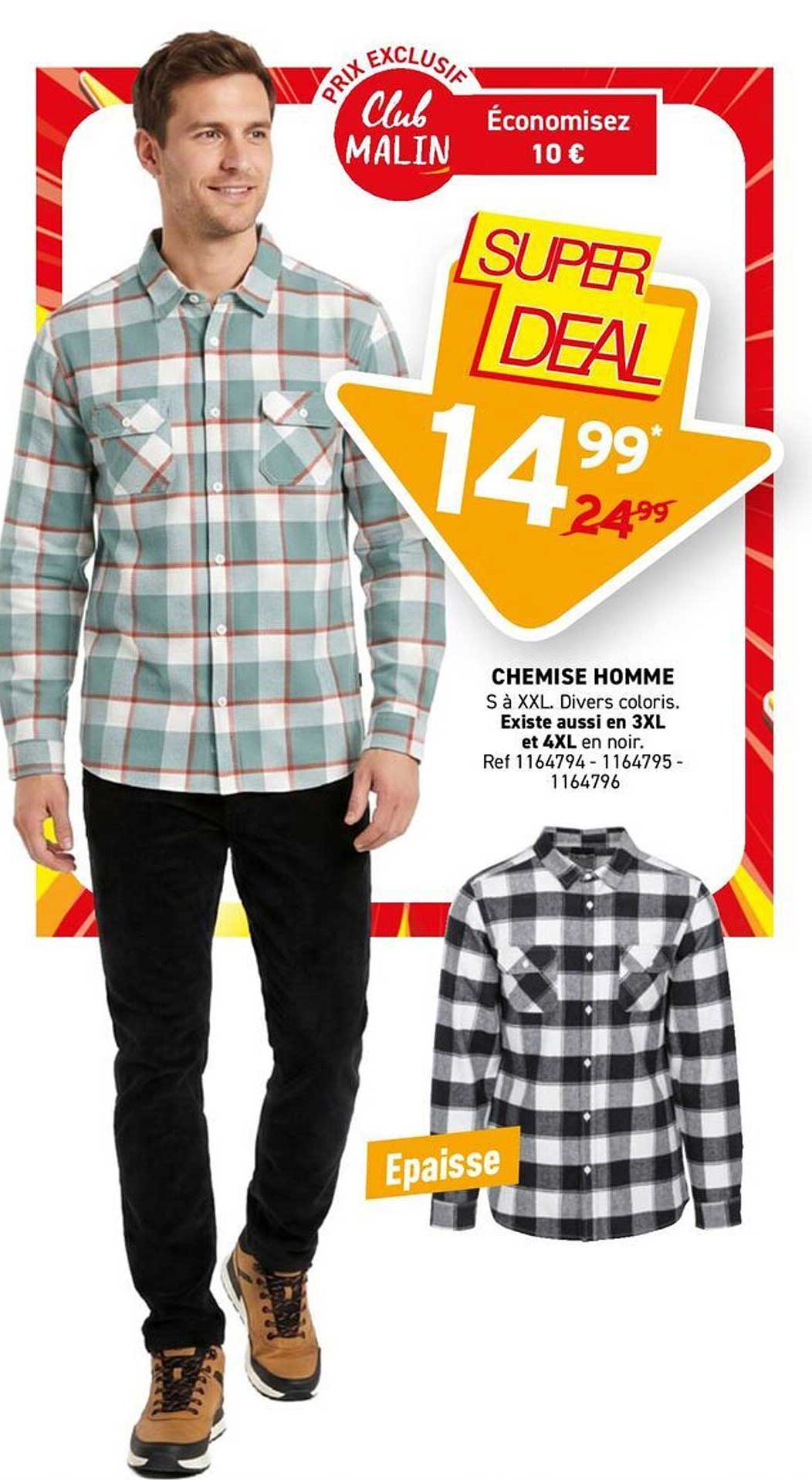 CHEMISE HOMME