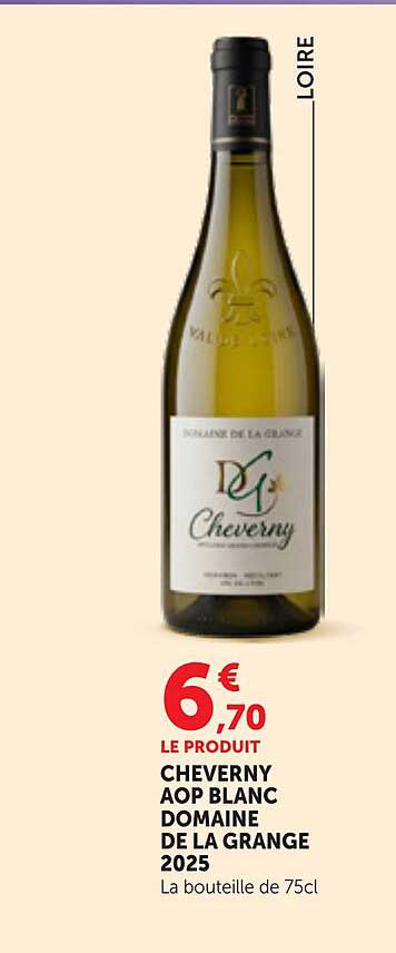 CHEVERNY AOP BLANC DOMAINE DE LA GRANGE 2025