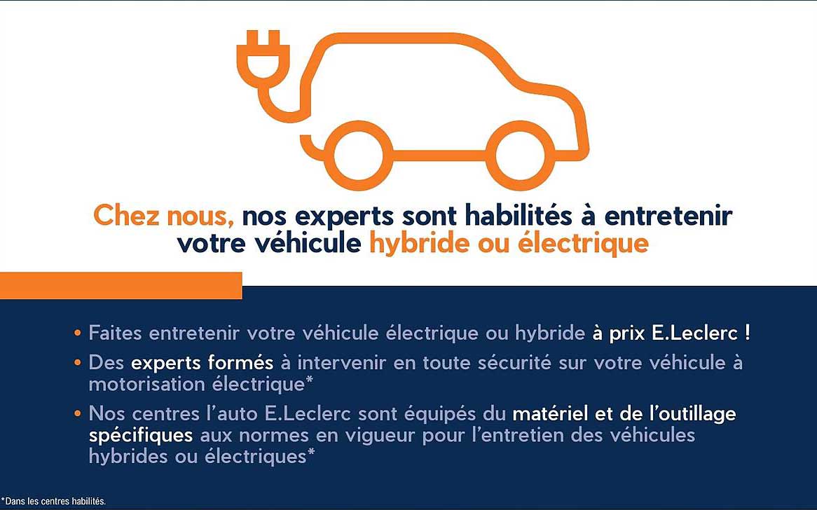Chez nous, nos experts sont habilités à entretenir votre véhicule hybride ou électrique
