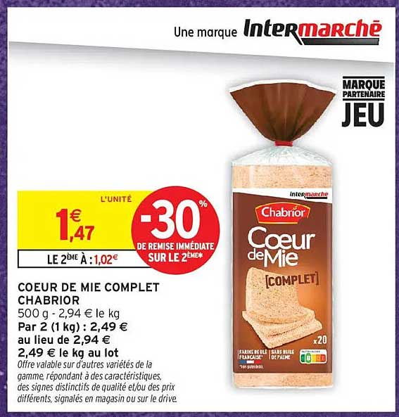 COEUR DE MIE COMPLET CHABRIOR