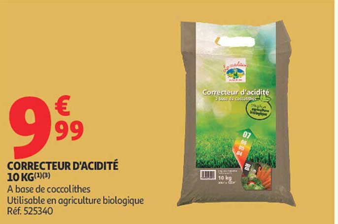 CORRECTEUR D'ACIDITÉ 10 KG